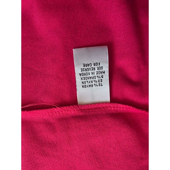 Talbots Petites L Pink V-Neck Dress - Picture 5 of 7